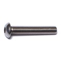 Midwest Fastener M8-1.25 Socket Head Cap Screw, Plain Stainless Steel, 45 mm Length, 4 PK 75584